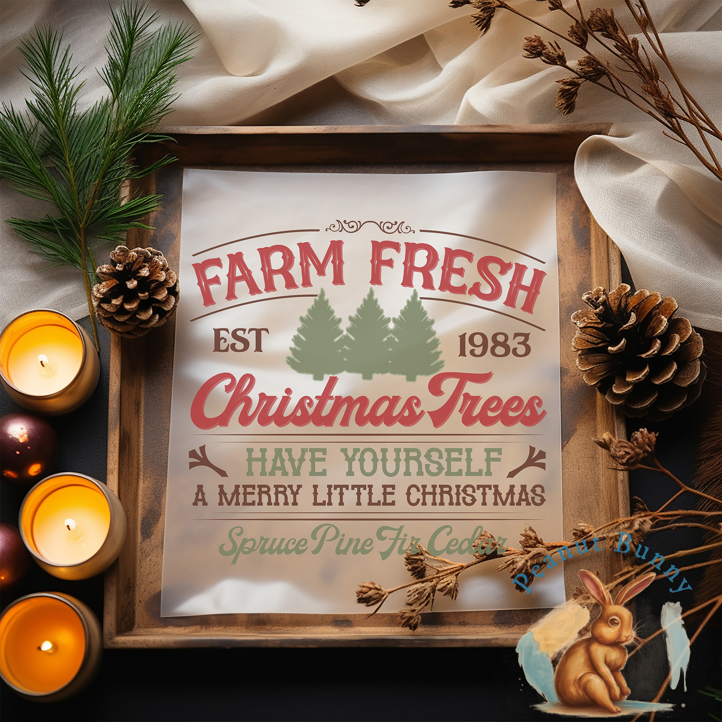 Vintage Christmas Transfer 117 PIC