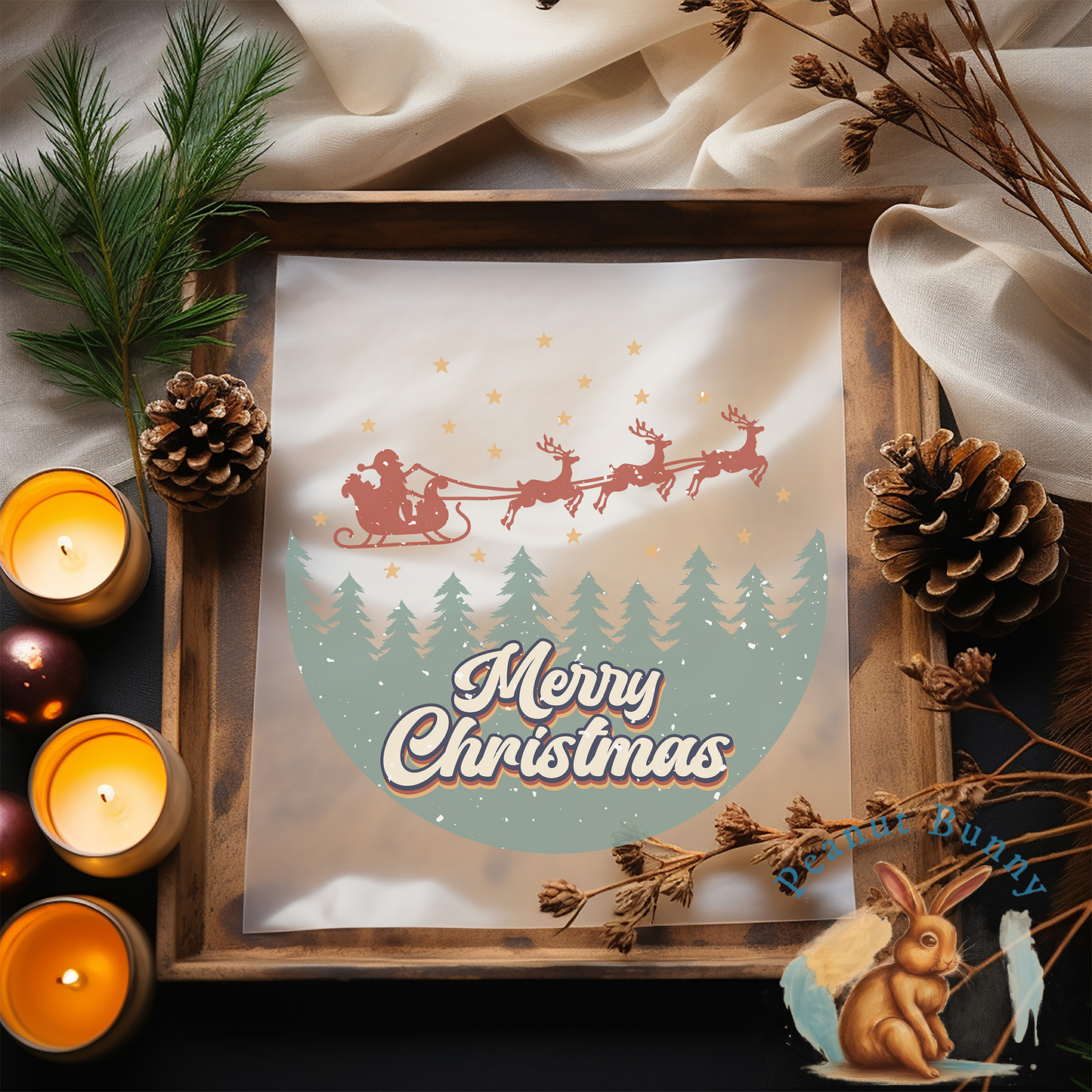 Vintage Christmas Transfer 100 PIC