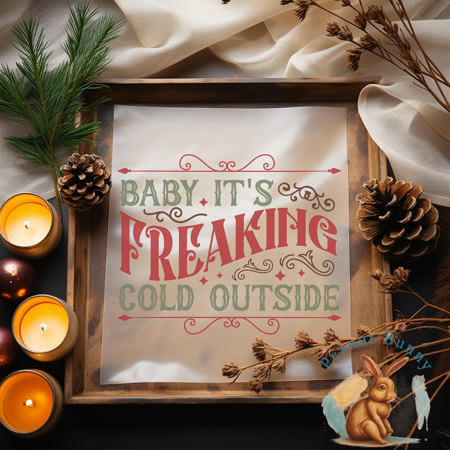 Vintage Christmas Transfer 108 PIC