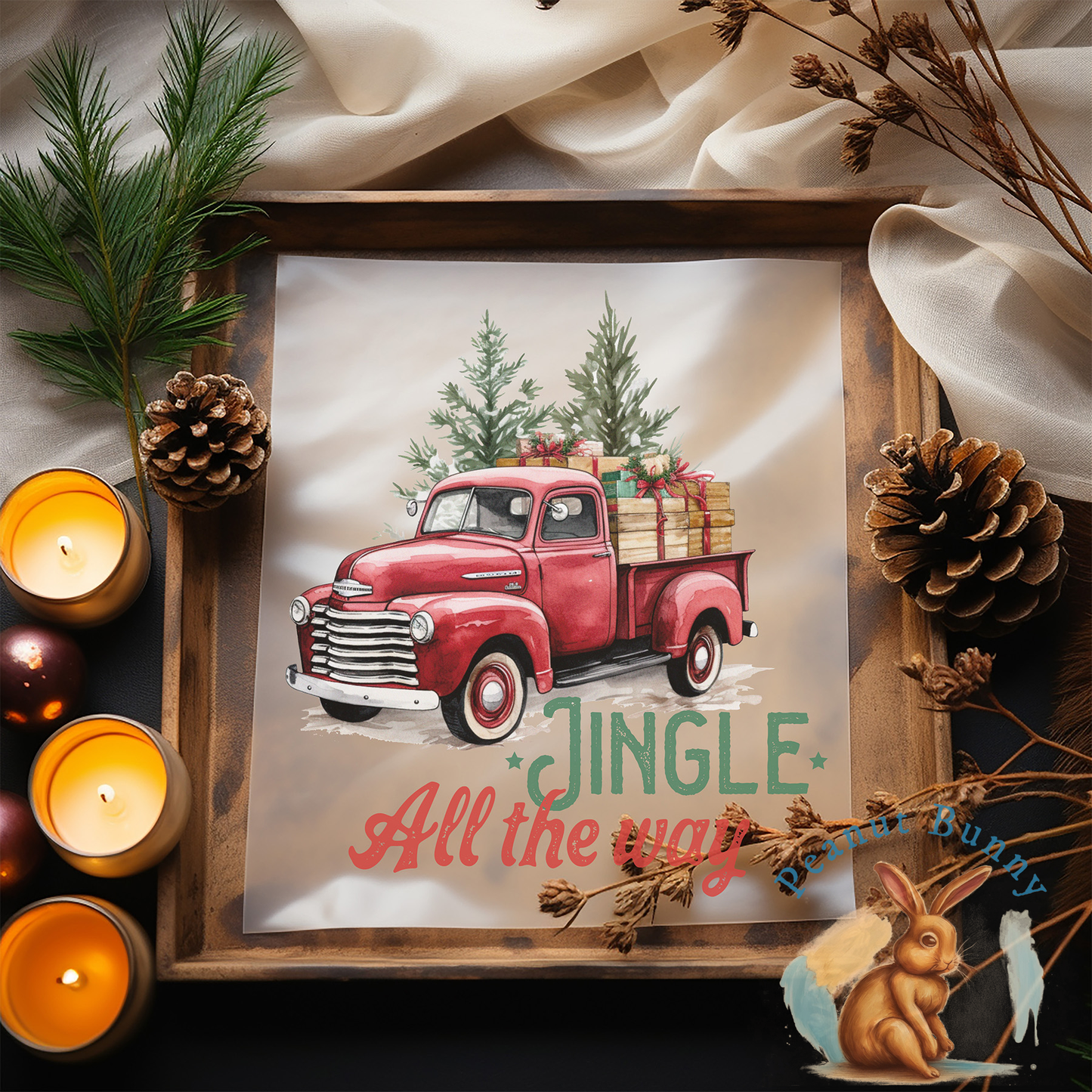 Vintage Christmas Transfer 105 PIC