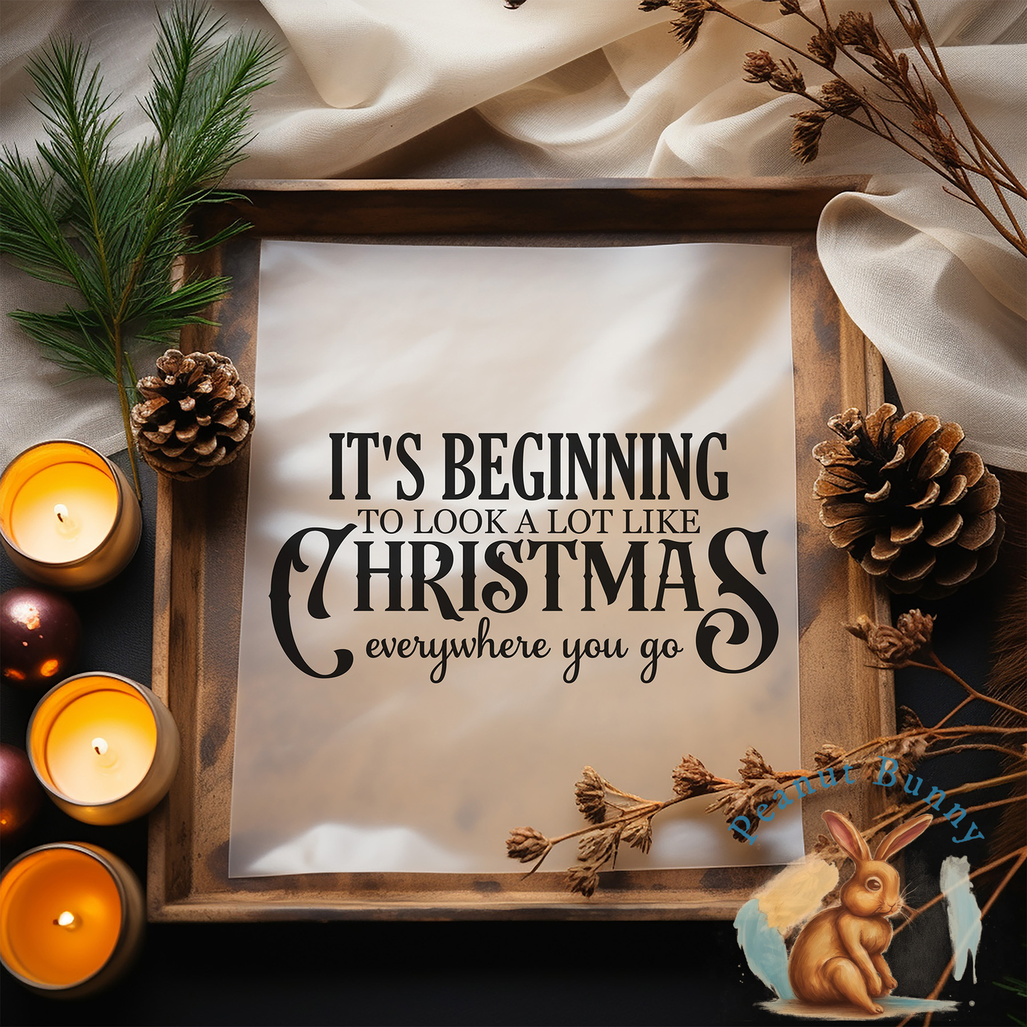 Vintage Christmas Transfer 154 PIC