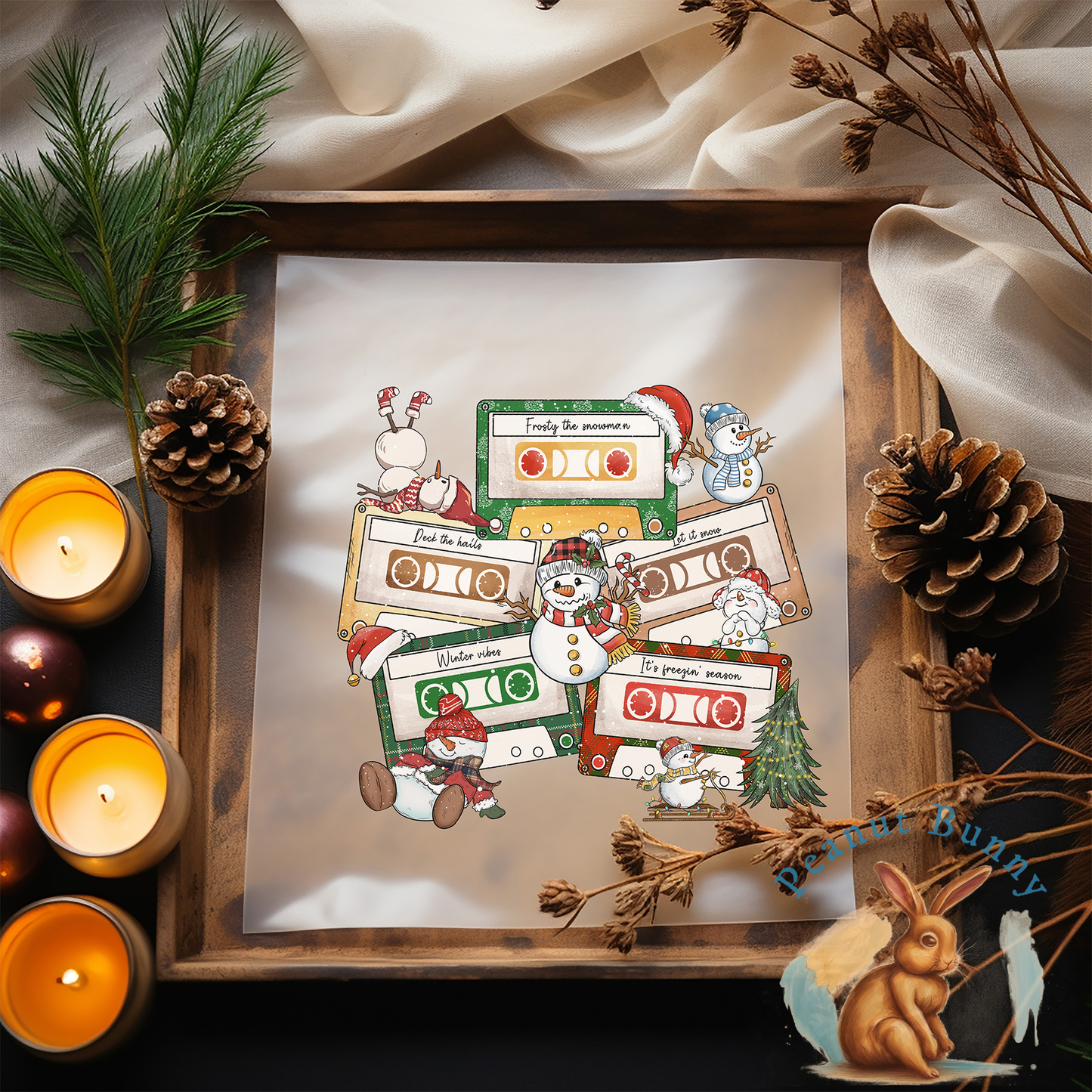 Retro Christmas Transfer 41 PIC