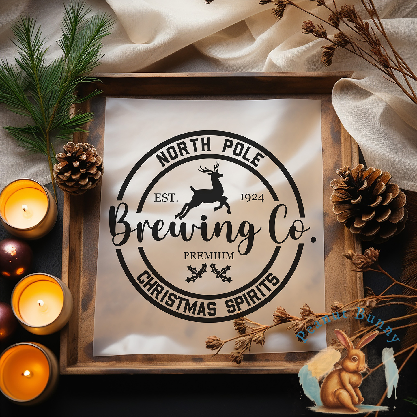 Vintage Christmas Transfer 166 PIC