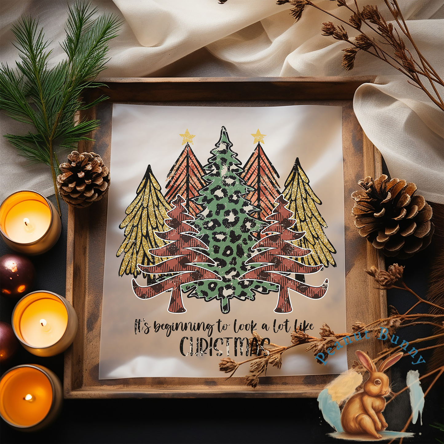 Vintage Christmas Transfer 141 PIC