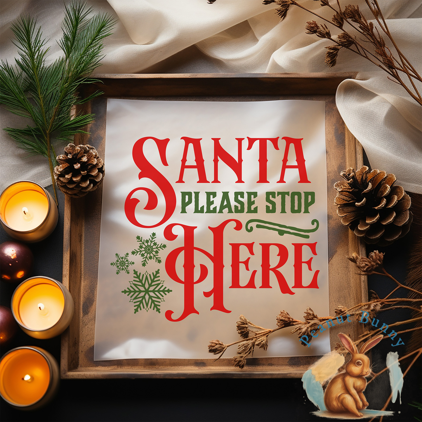 Vintage Christmas Transfer 183 PIC
