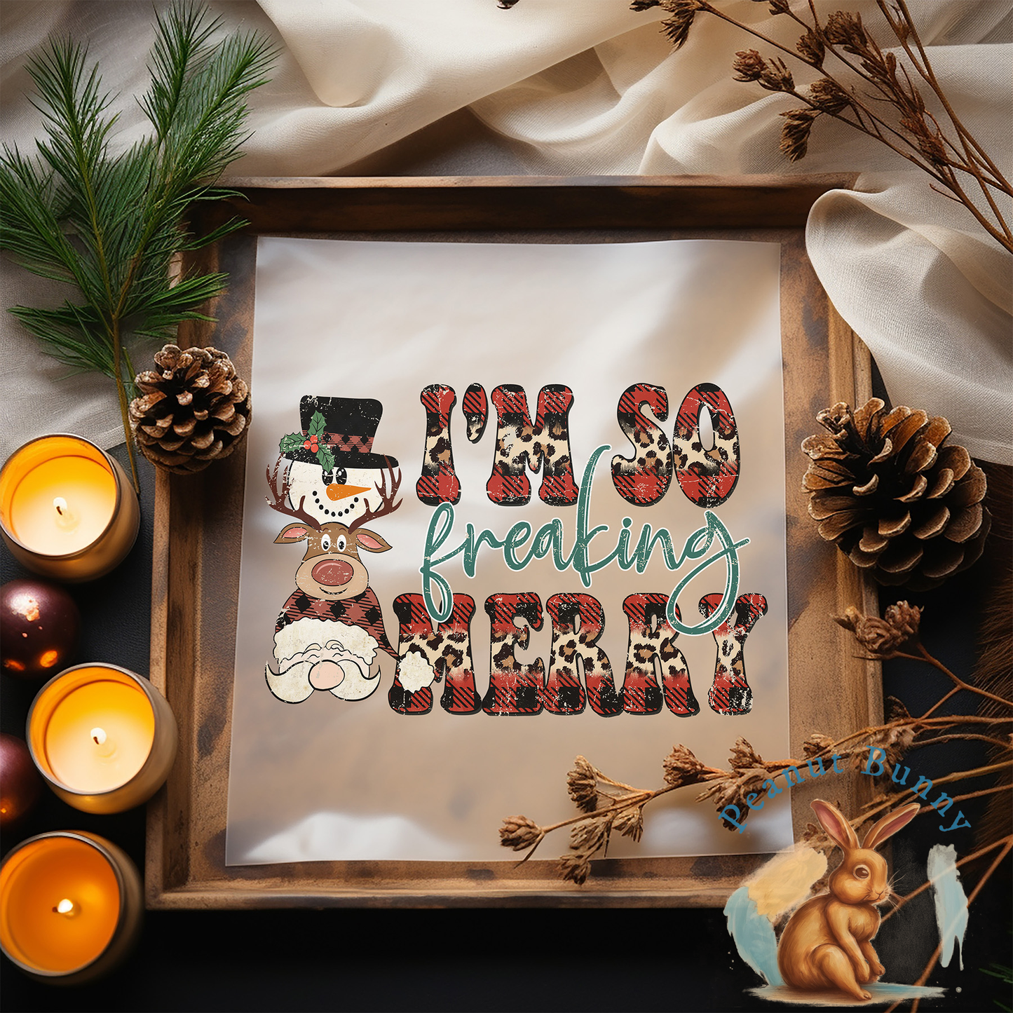 Vintage Christmas Transfer 136 PIC