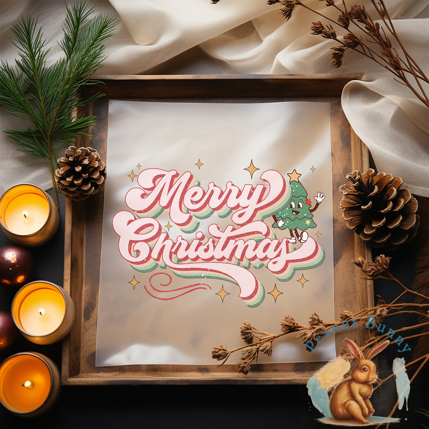 Vintage Christmas Transfer 159 PIC