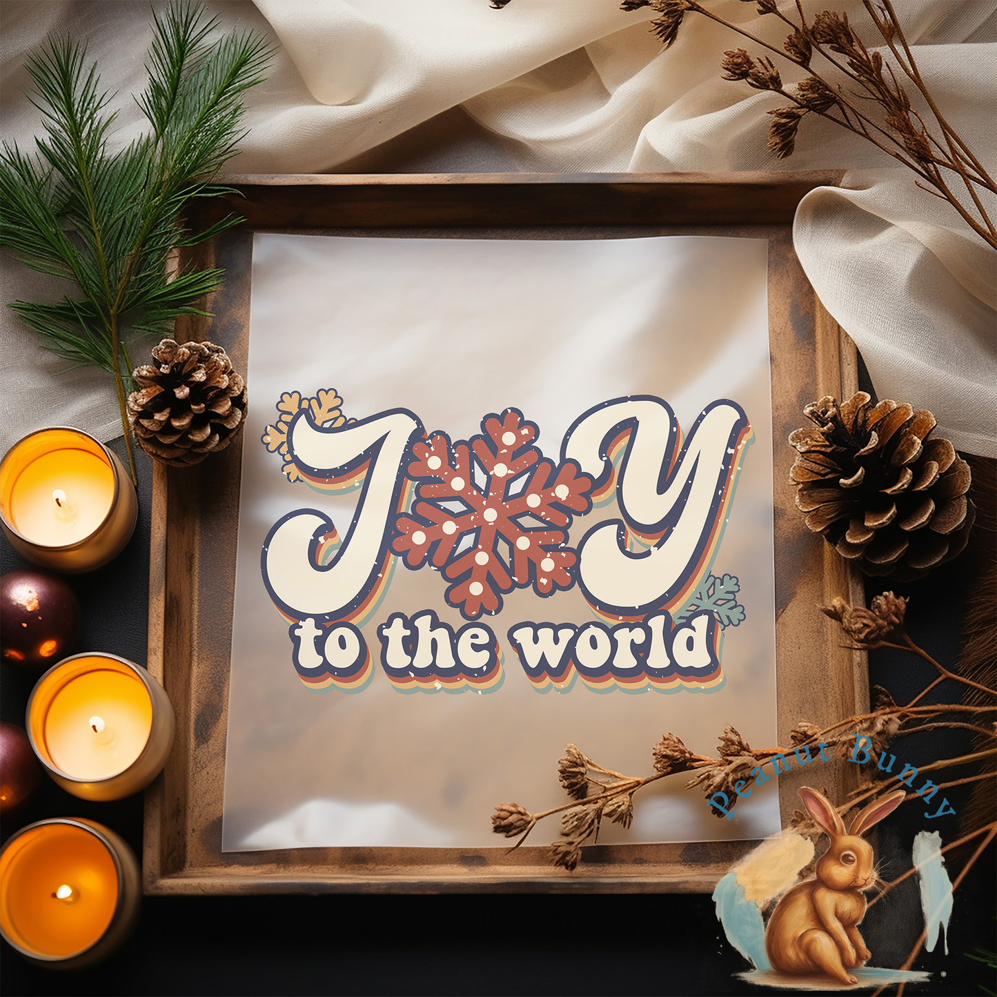 Retro Christmas Transfer 2 PIC