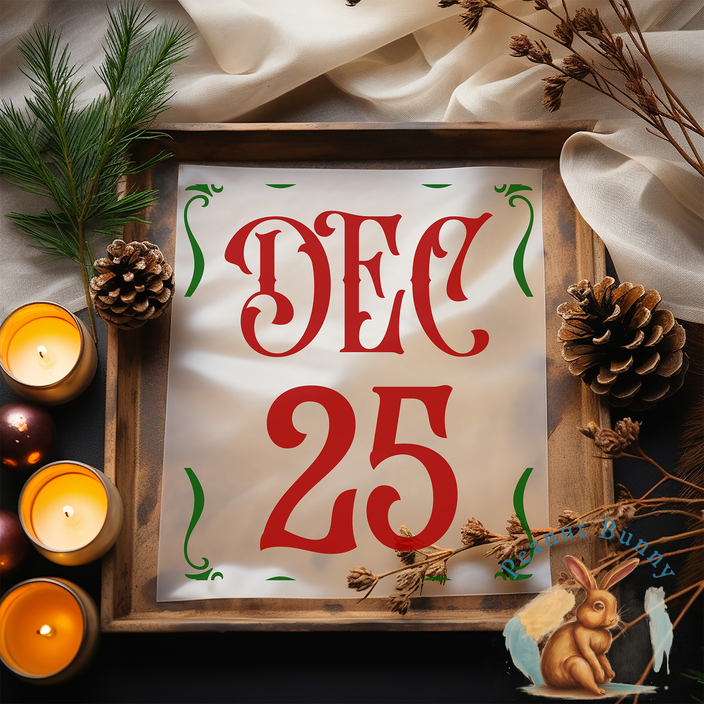 Vintage Christmas Transfer 116 PIC