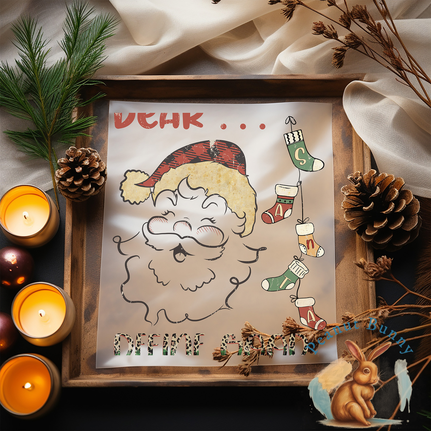 Vintage Christmas Transfer 124 PIC