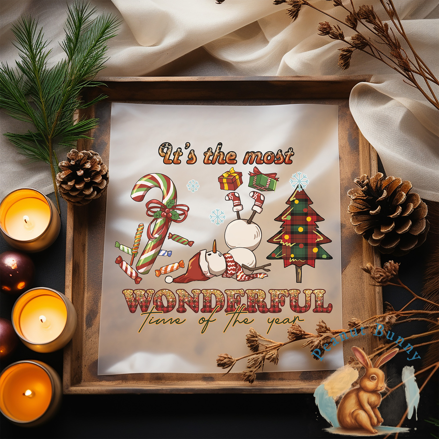 Retro Christmas Transfer 34 PIC