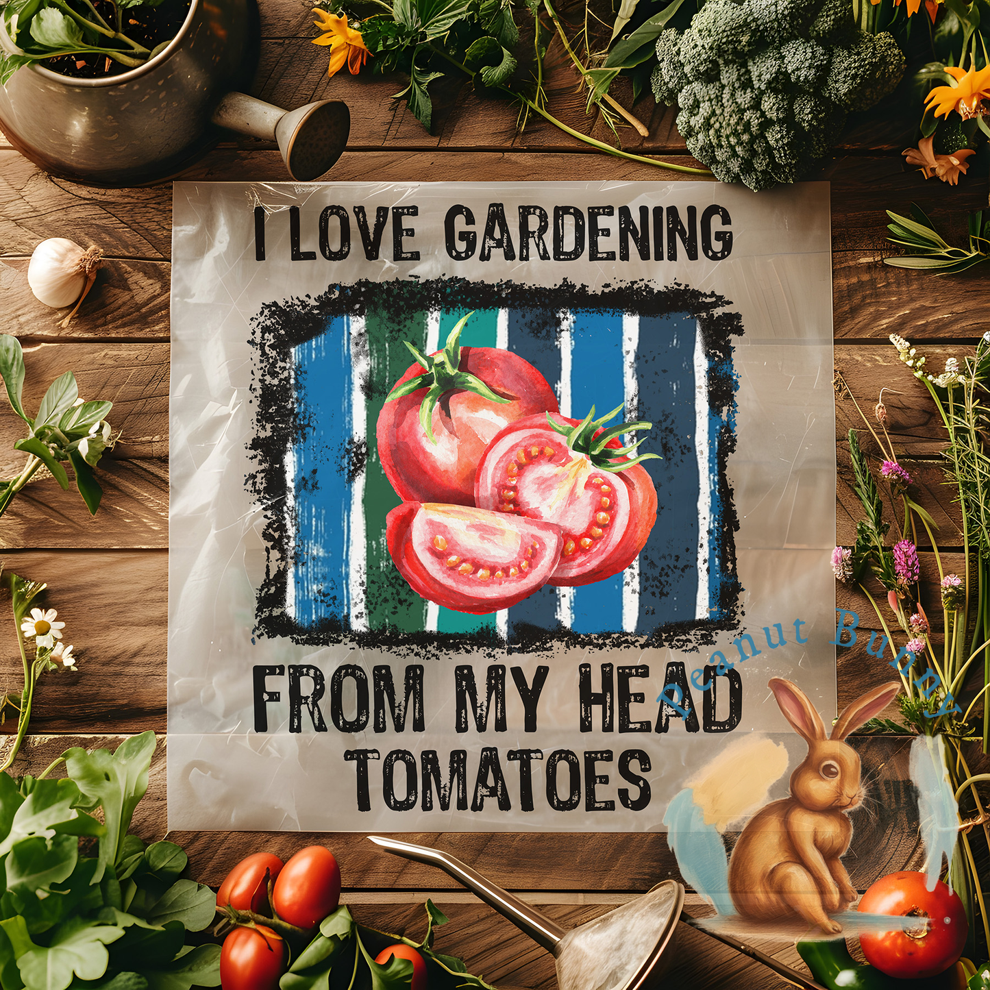 Bloom Bazaar Gardening DTF PIC