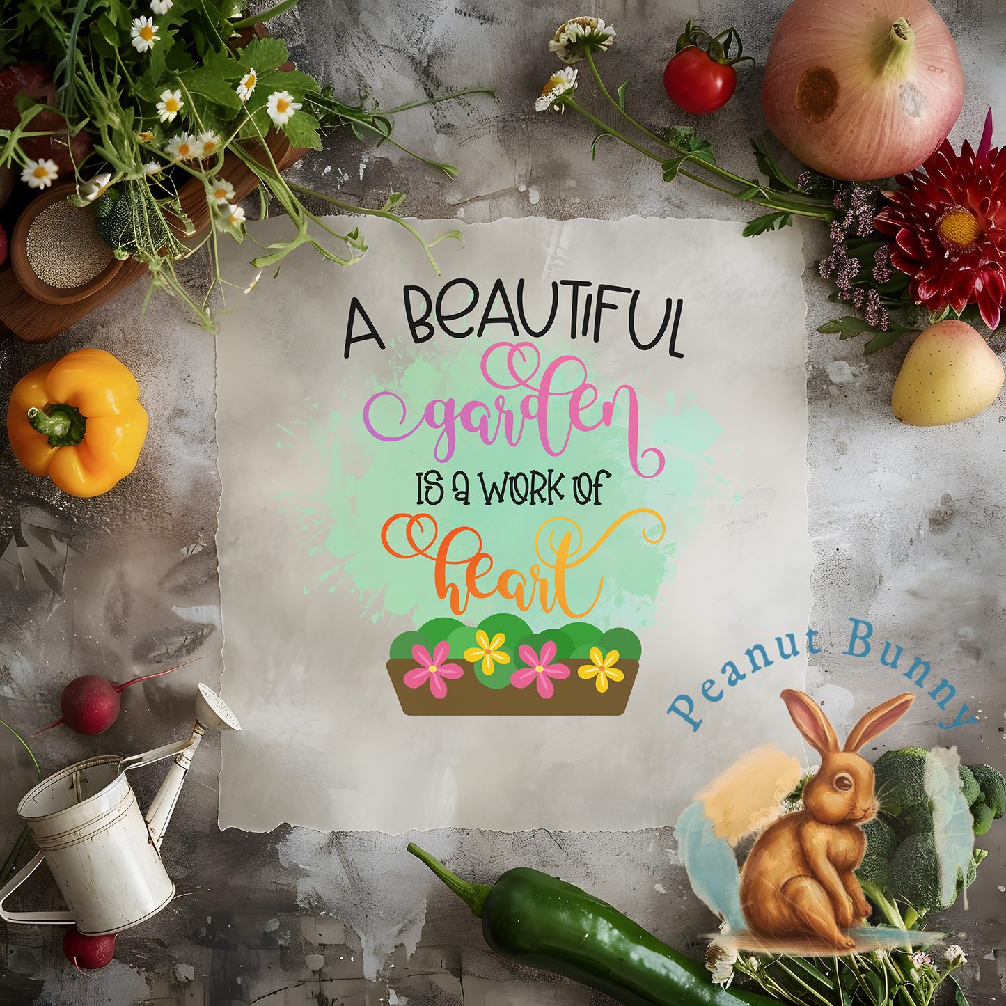 Sunflower Serenade Gardening DTF PIC