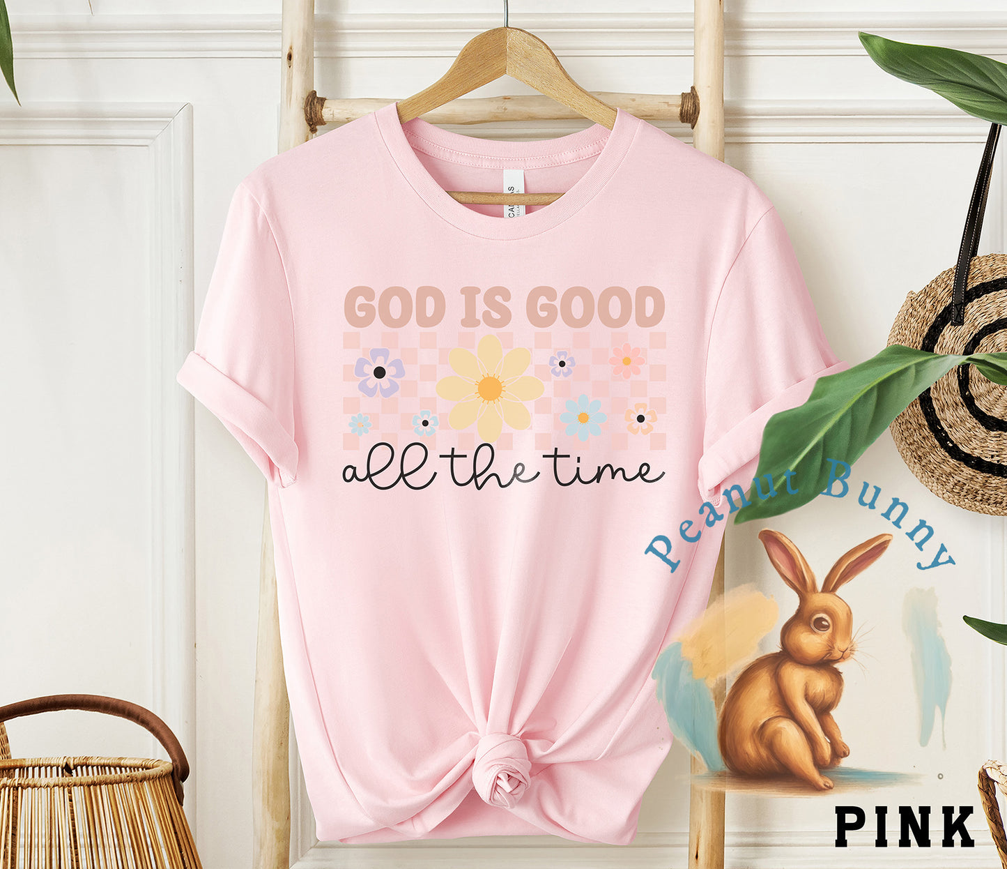 God Is Good All the Time Retro Christian DTF 57