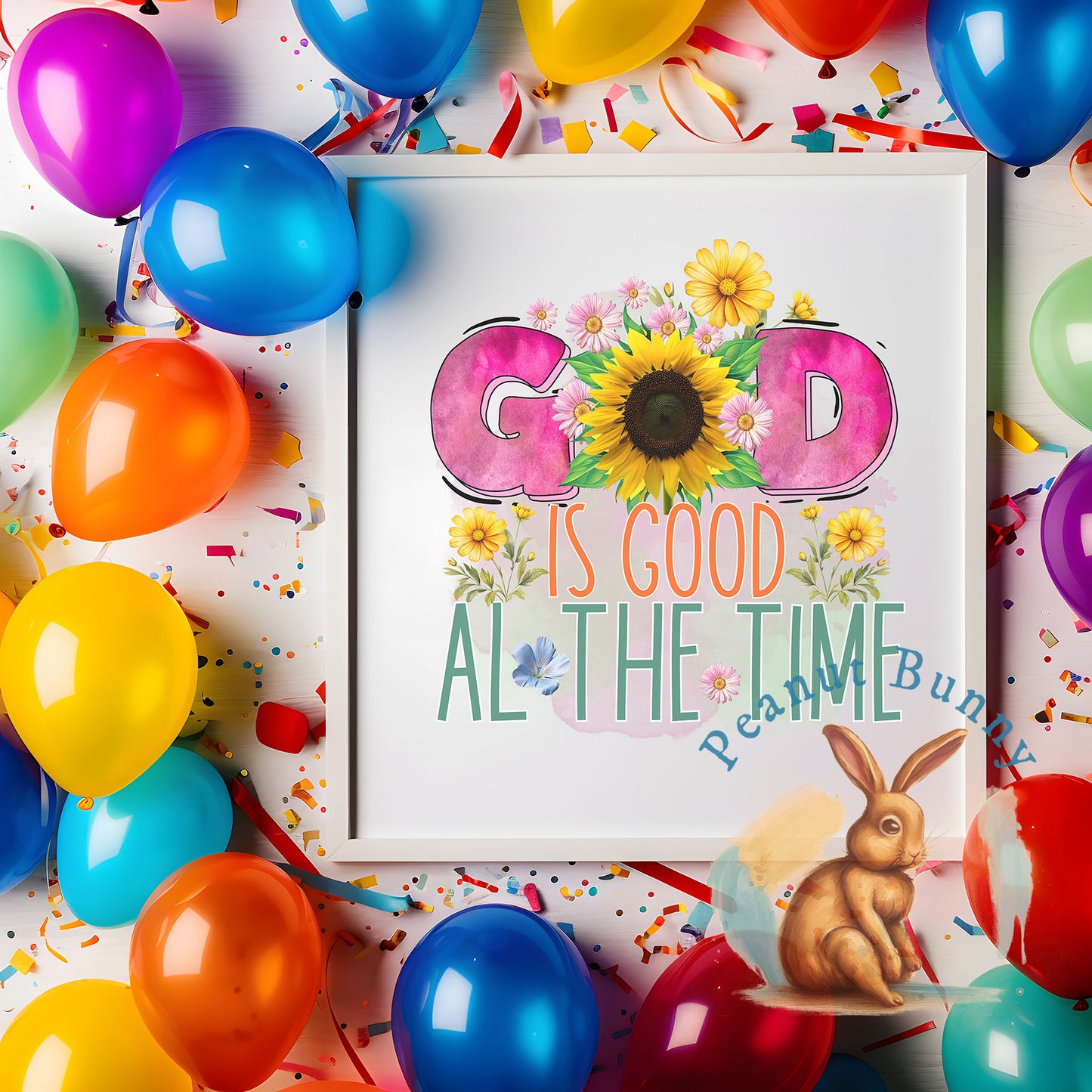 Rms0305- 8 God Is Good all the time Christian DTF 541