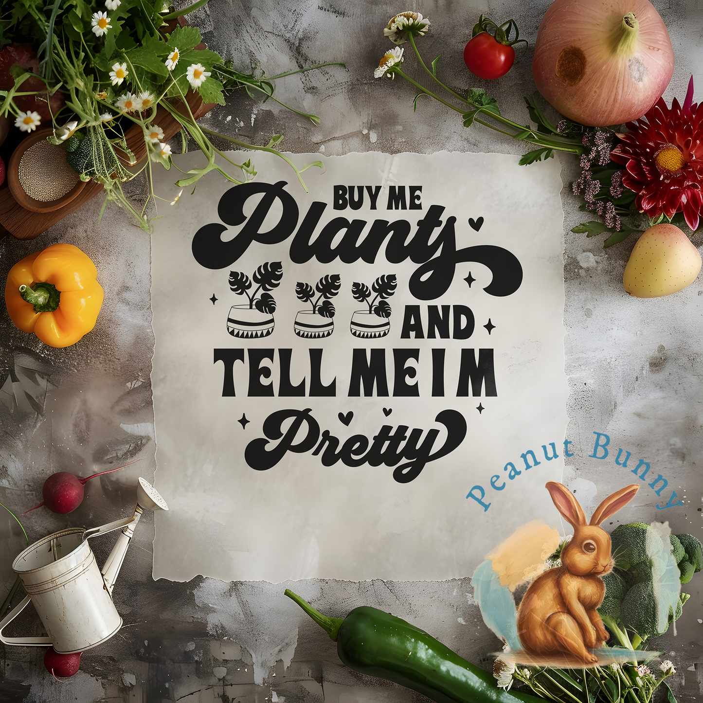 Blooming Banter Gardening DTF PIC