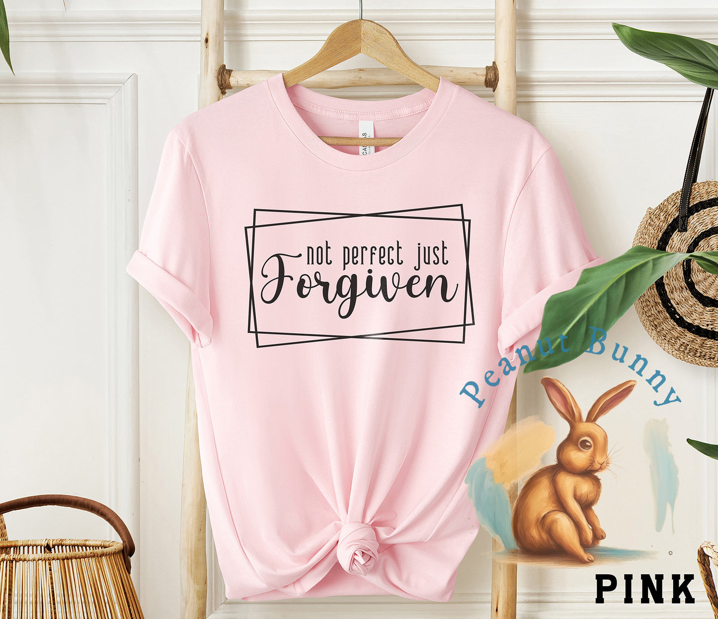 Not Perfect Just Forgiven Christian DTF 465
