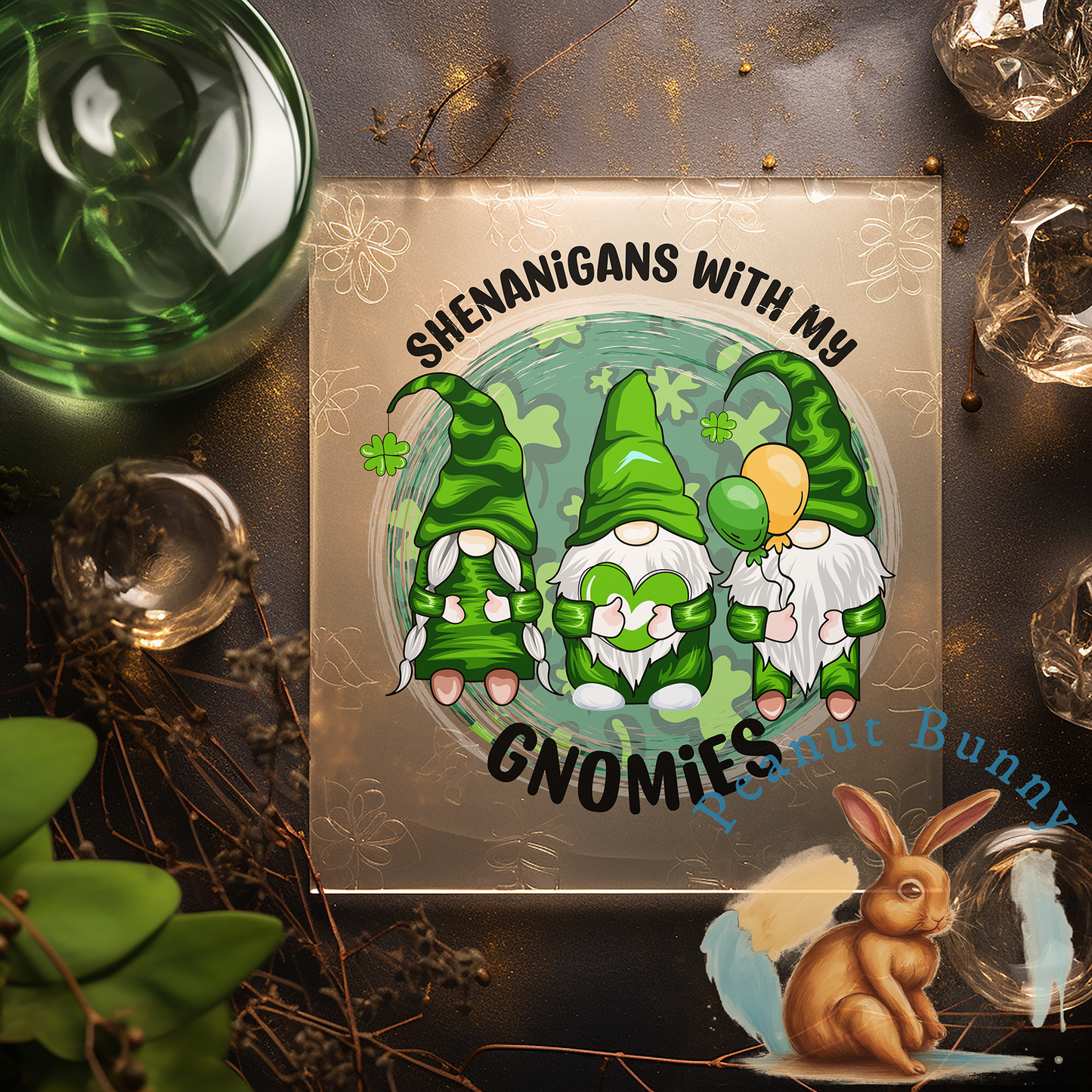 Shimmering Shamrock Delight DTF Transfer