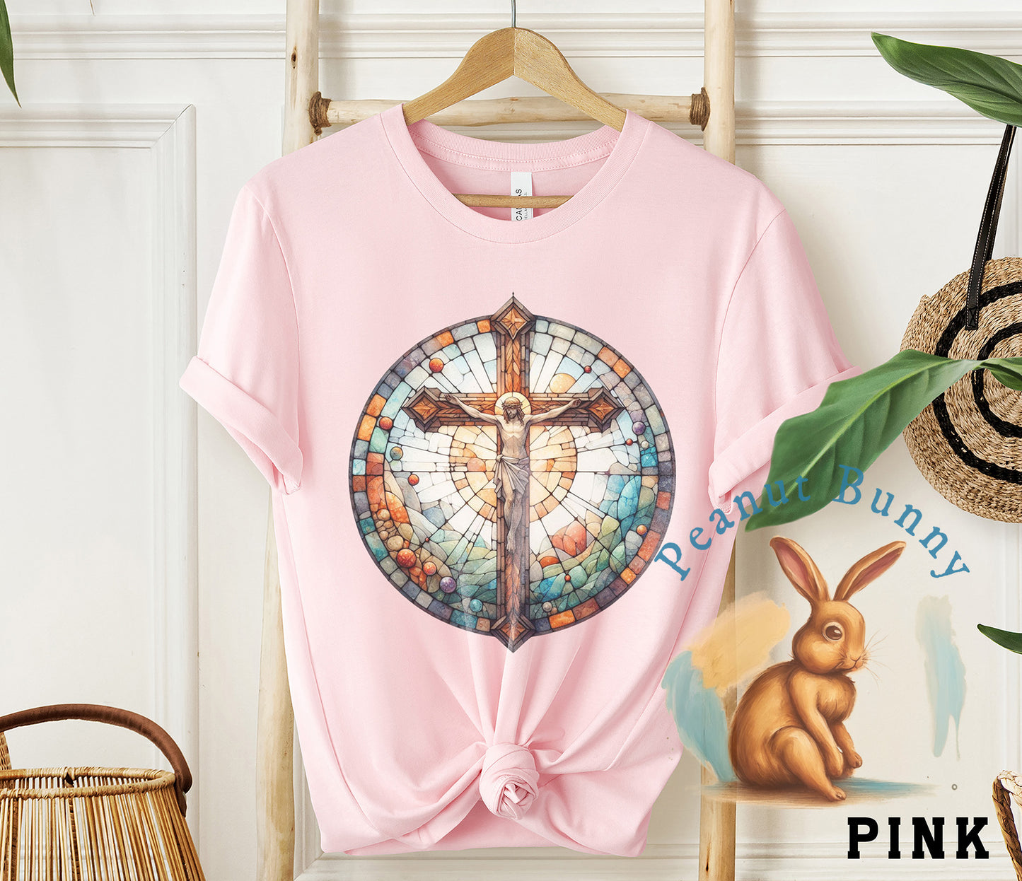 Stained Glass Cross 5 Christian DTF 25