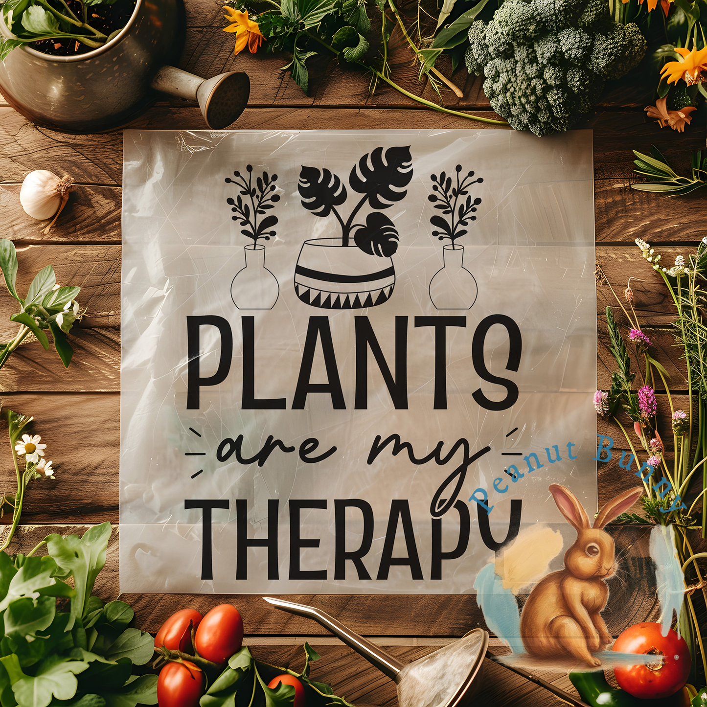 Soil Symphony Serenade Gardening DTF PIC