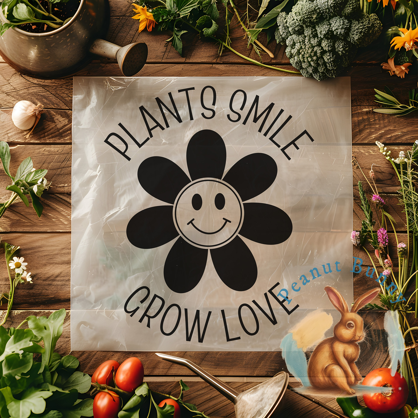 Blooming Serenity Symphony Gardening DTF PIC