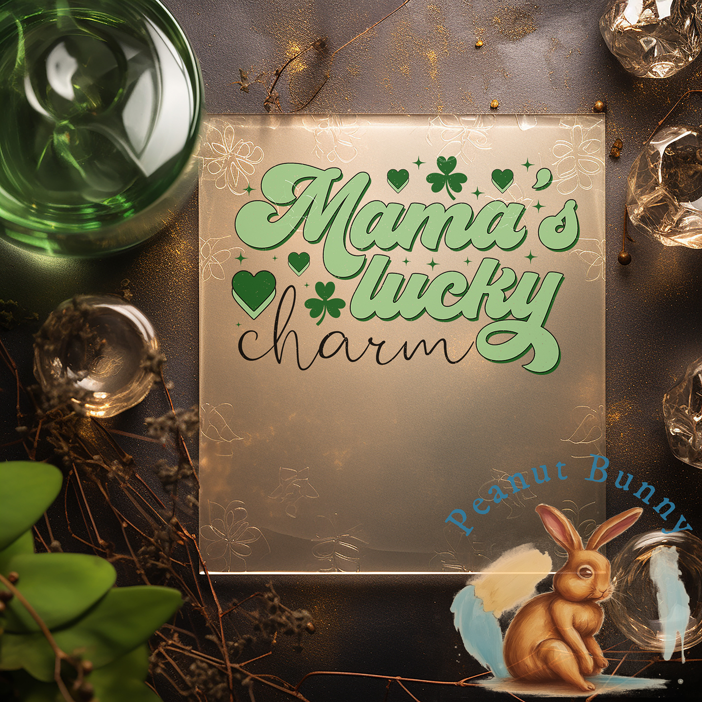 Enchanting Emerald Euphoria DTF Transfer