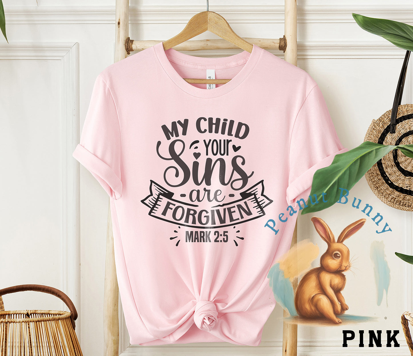 My child your sins are forgiven mark 2 5-01 Christian DTF 441