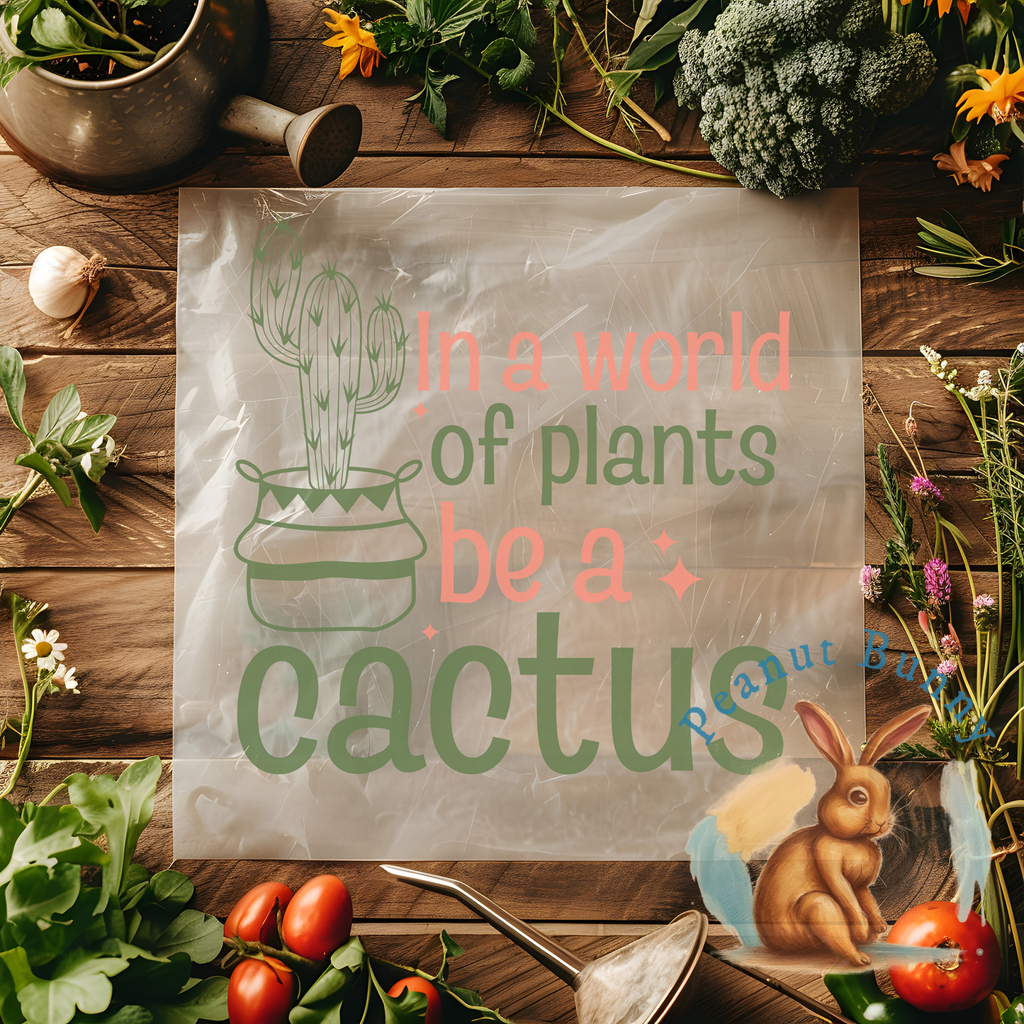 Veggie Vignette Gardening DTF PIC