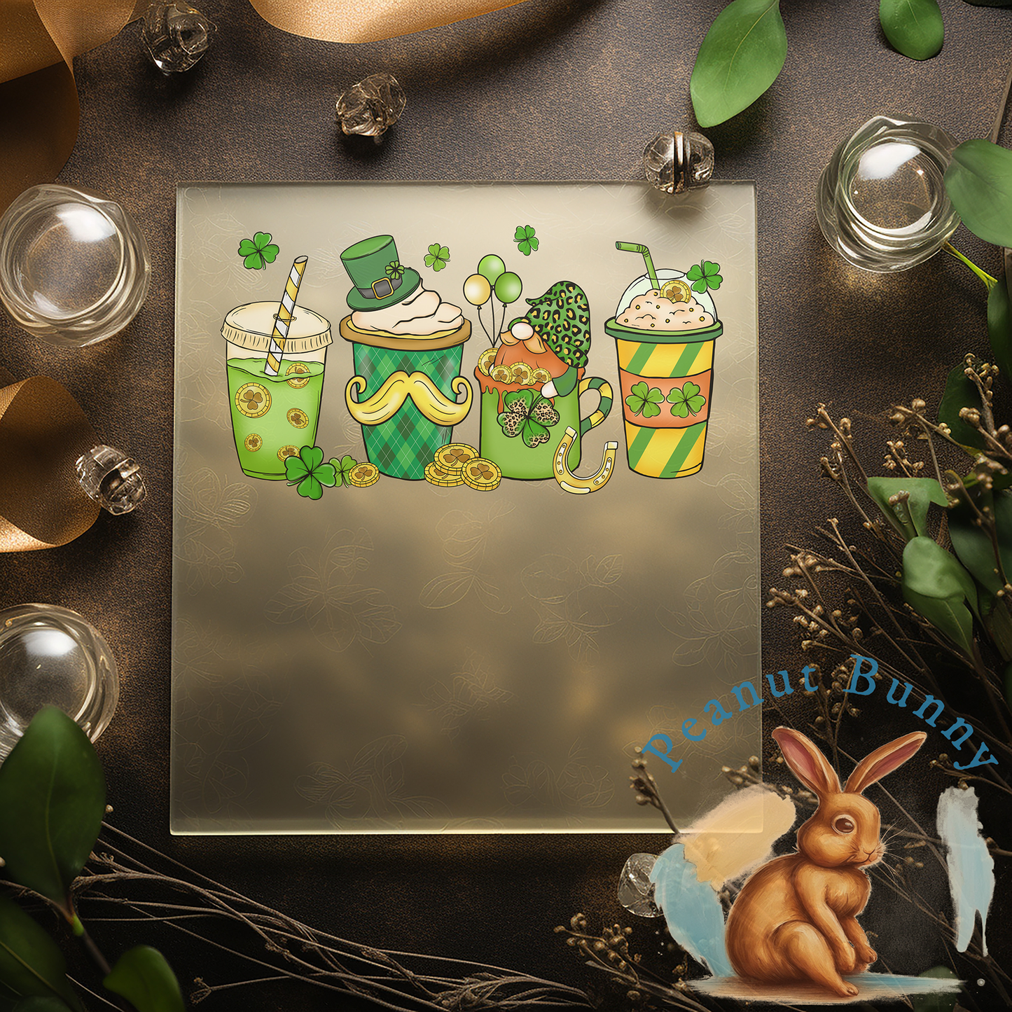 Hues of Emerald Soiree DTF Transfer