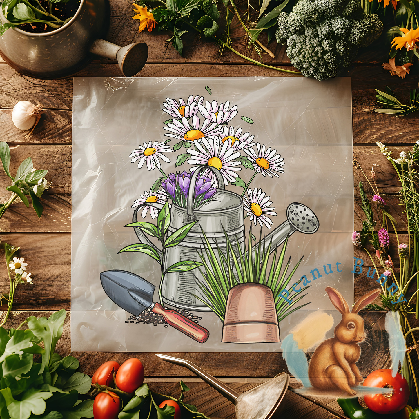 Planting Paradise Joy Gardening DTF PIC