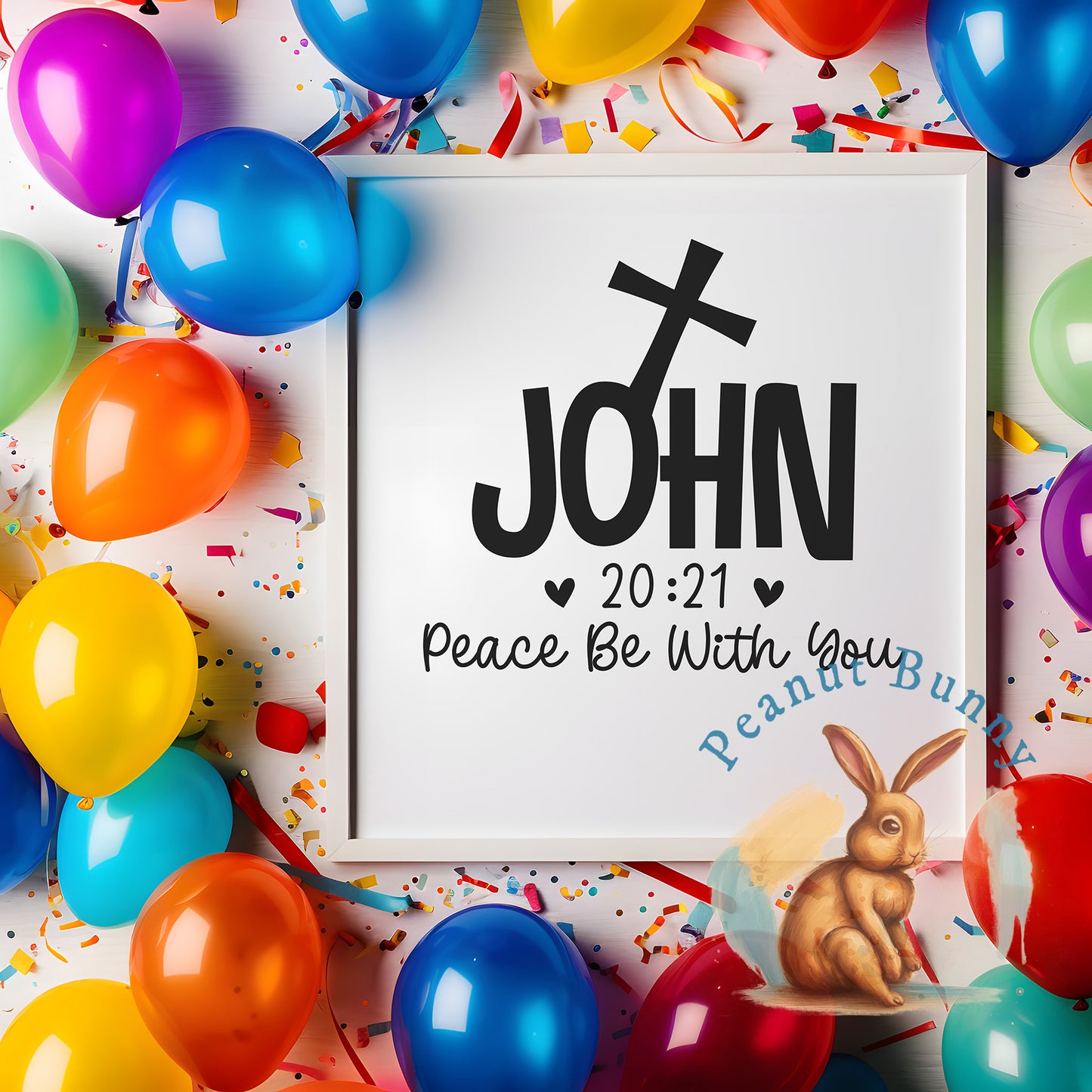 John 20 21 Peace be with you-01 Christian DTF 408
