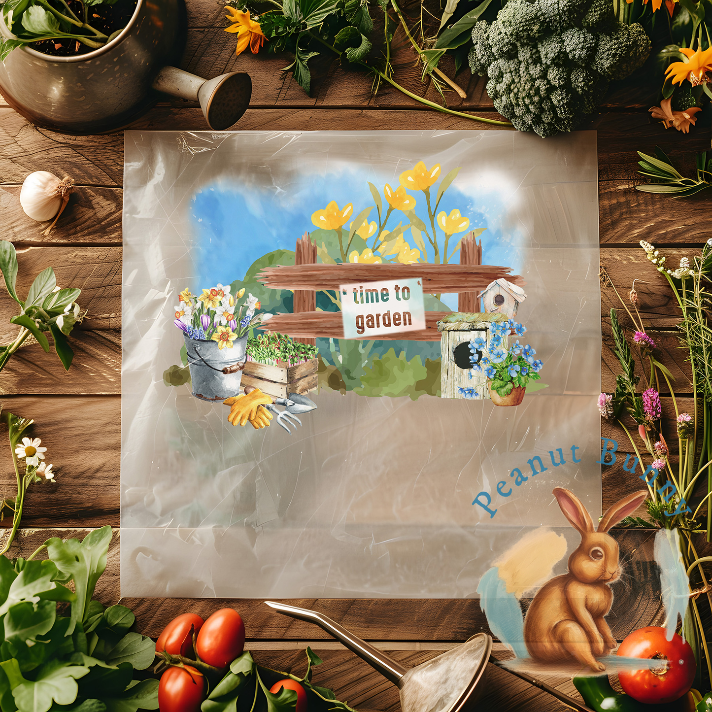 Harvest Haven Delight Gardening DTF PIC