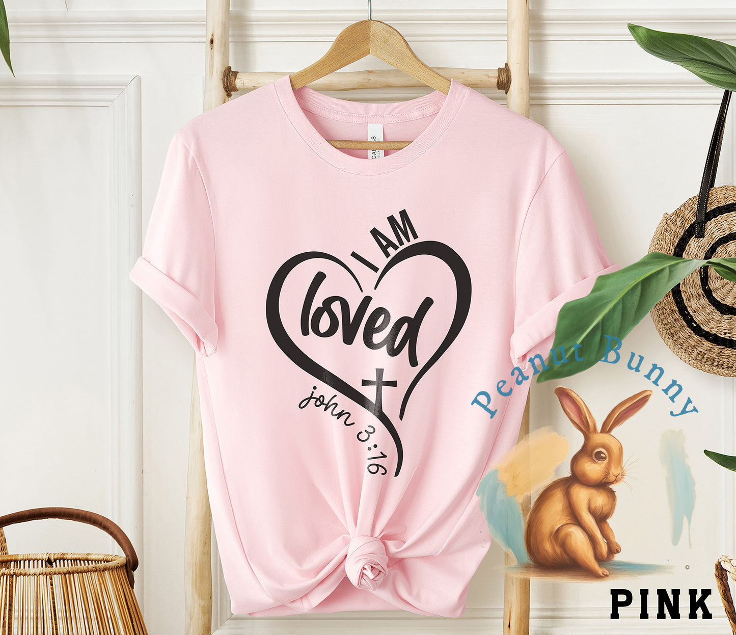 I am loved john 3 16-01 Christian DTF 358