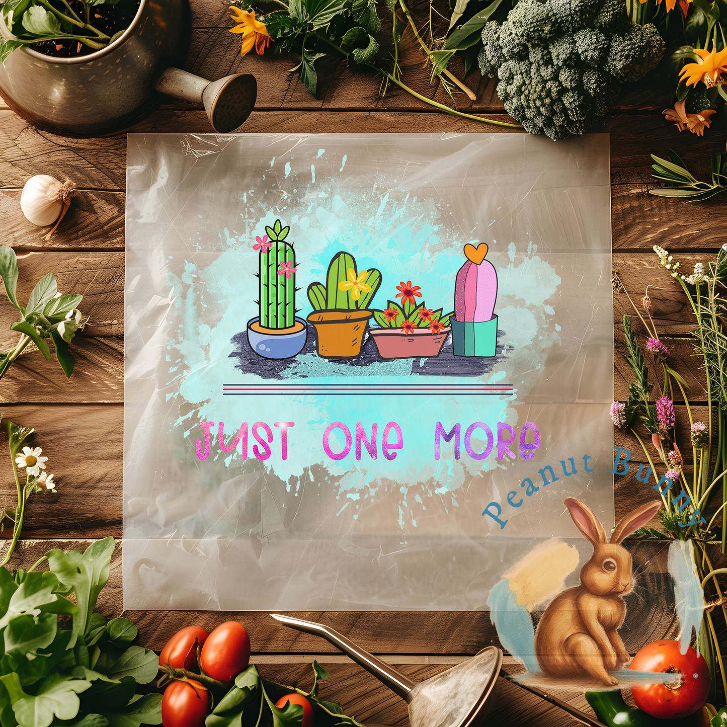 Sunflower Sojourn Gardening DTF PIC