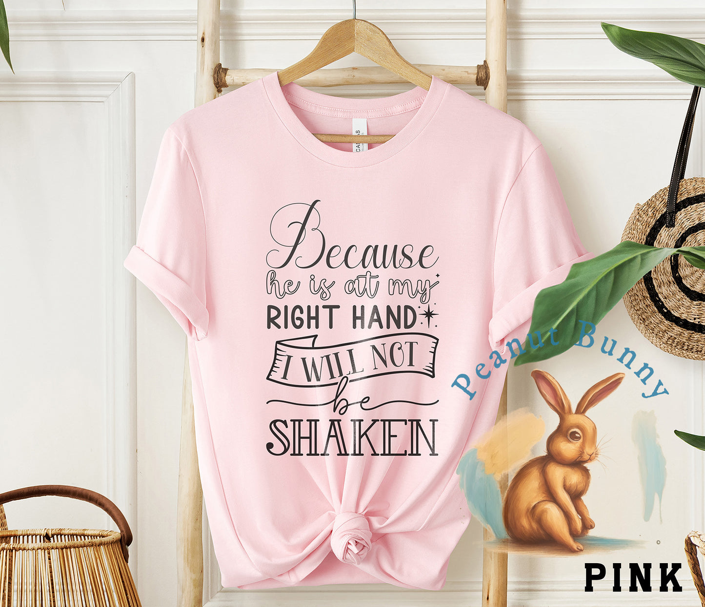 Because he is at my right hand i will not be shaken-01 Christian DTF 241