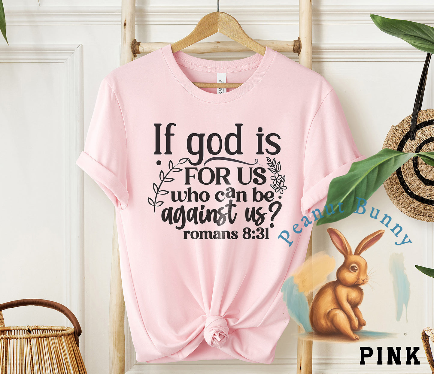 If god is for us who can be against us romans 8 31-01 Christian DTF 376