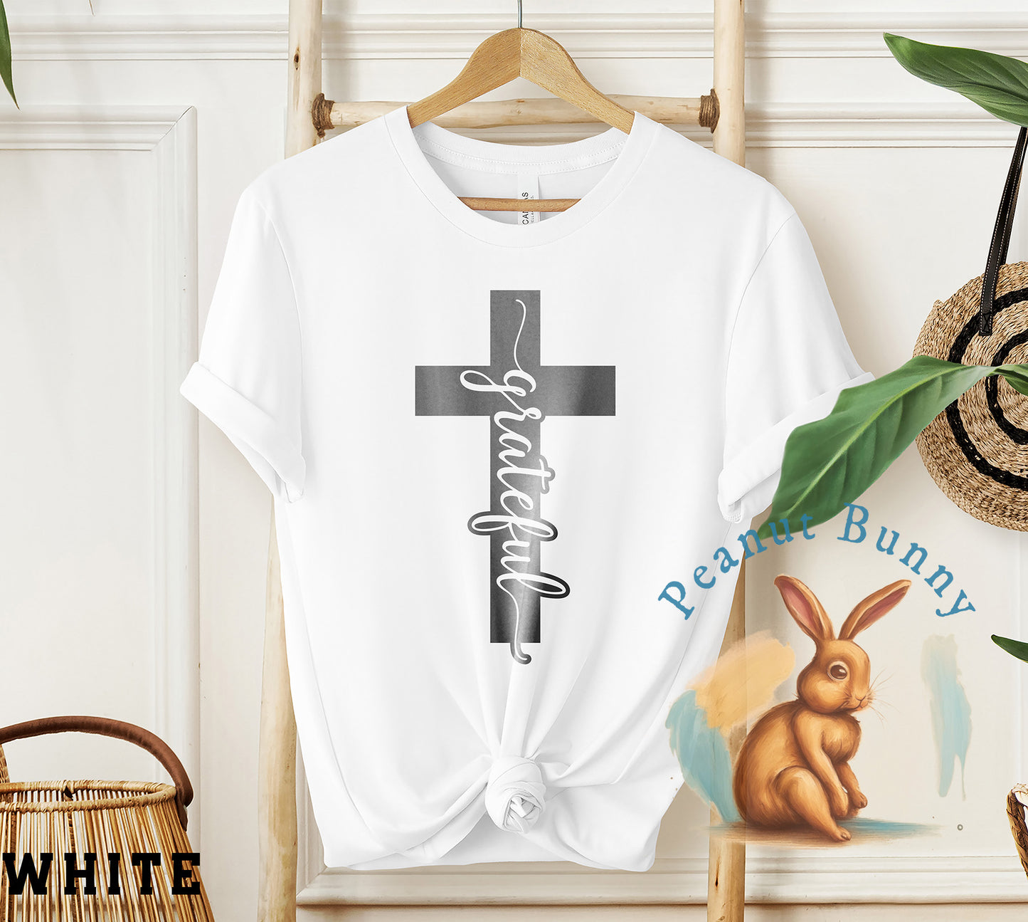 Grateful-Cross-Solid Christian DTF 326