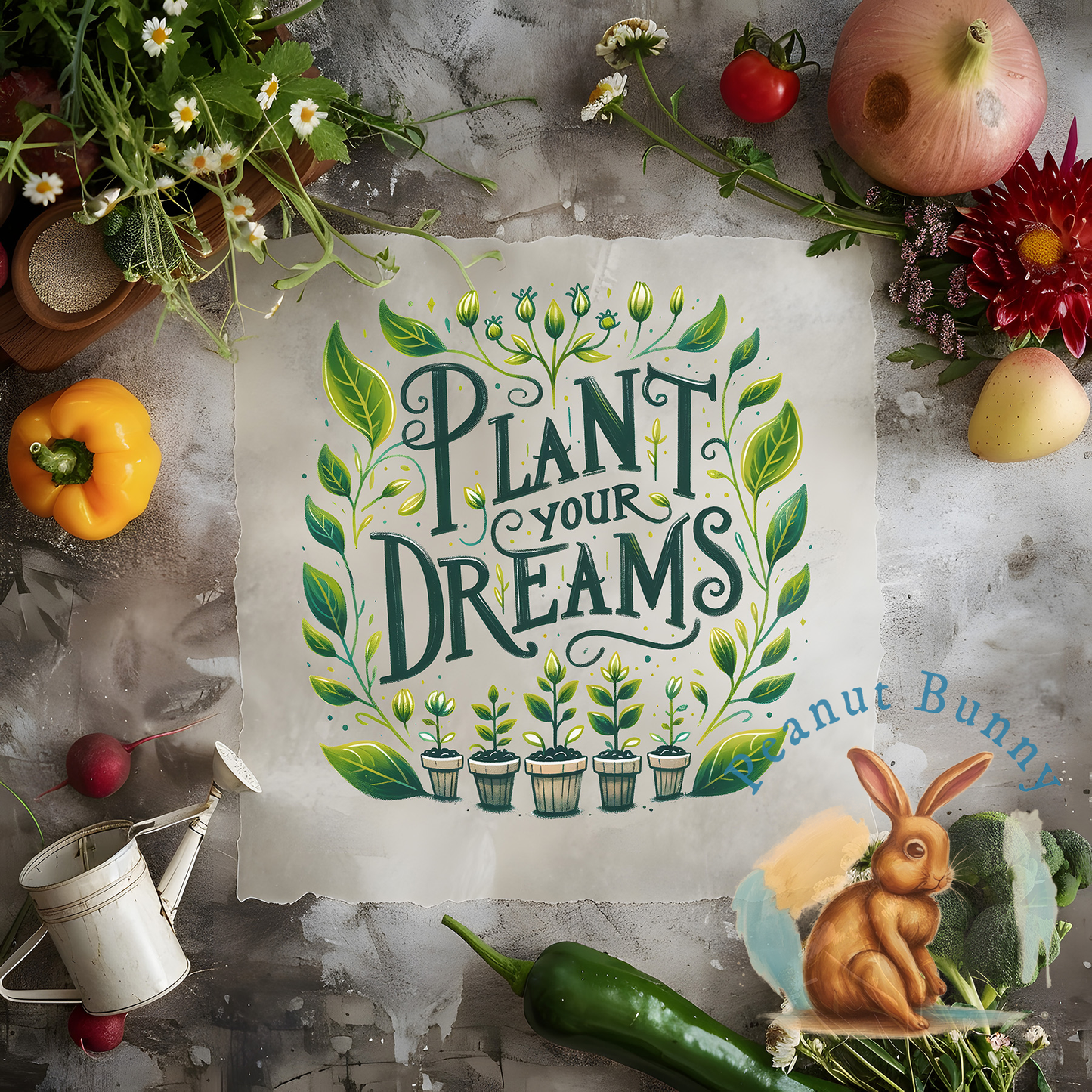 Sow and Grow Gardening DTF PIC