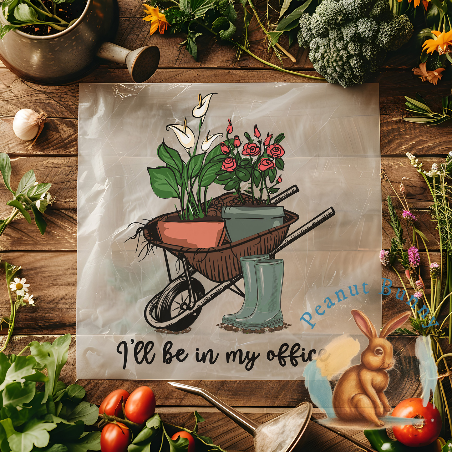 Bloom Bonfire Gardening DTF PIC