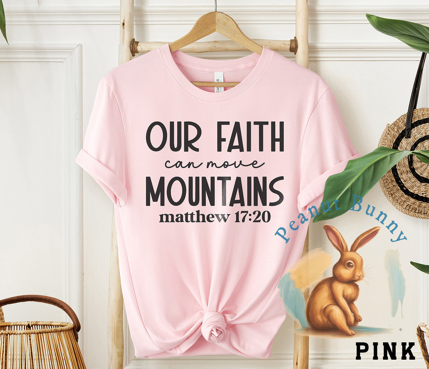 Our faith can move mountains matthew 17 20-01 Christian DTF 473