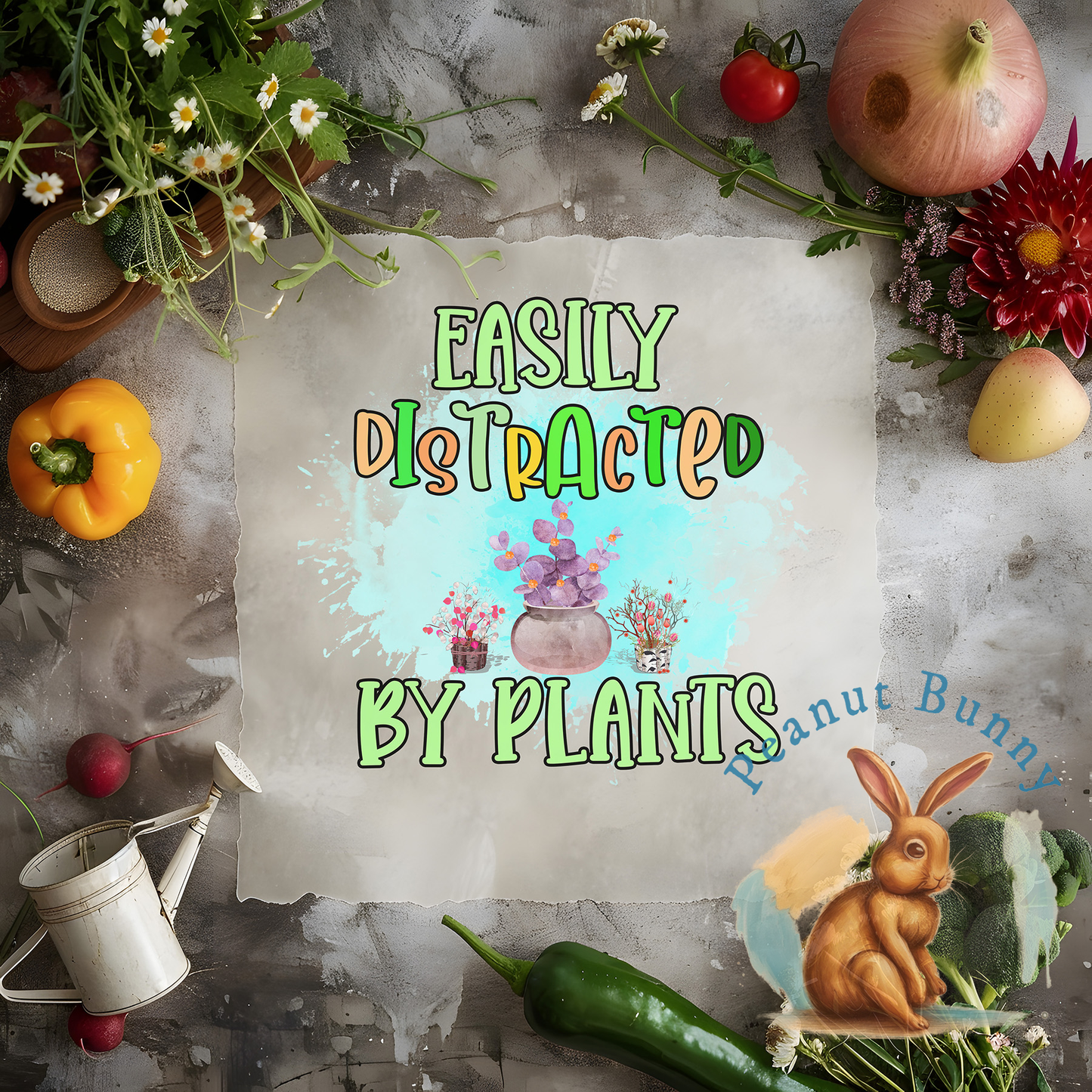 Sunflower Serenity Gardening DTF PIC