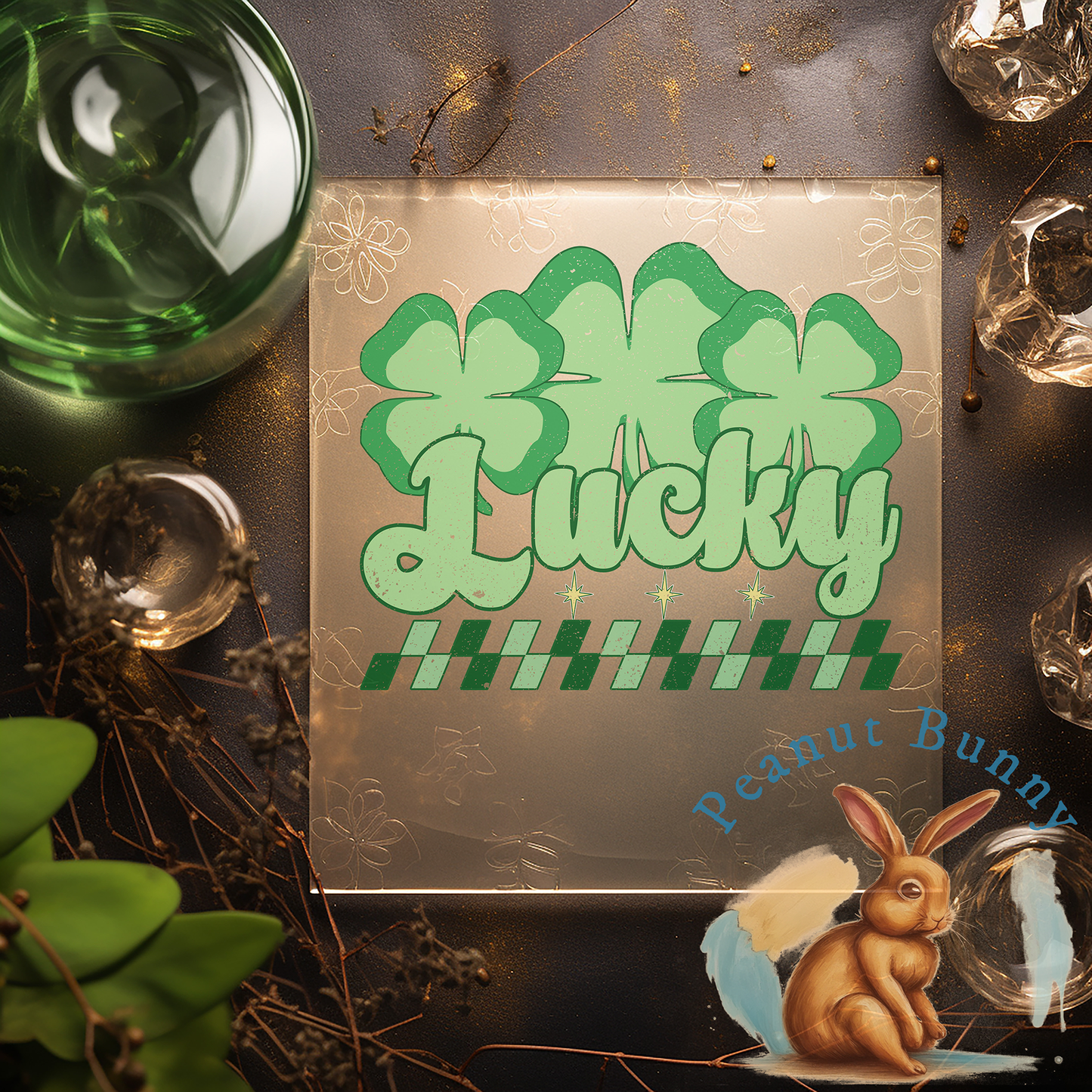 Shamrock Whimsy Waltz DTF Transfer