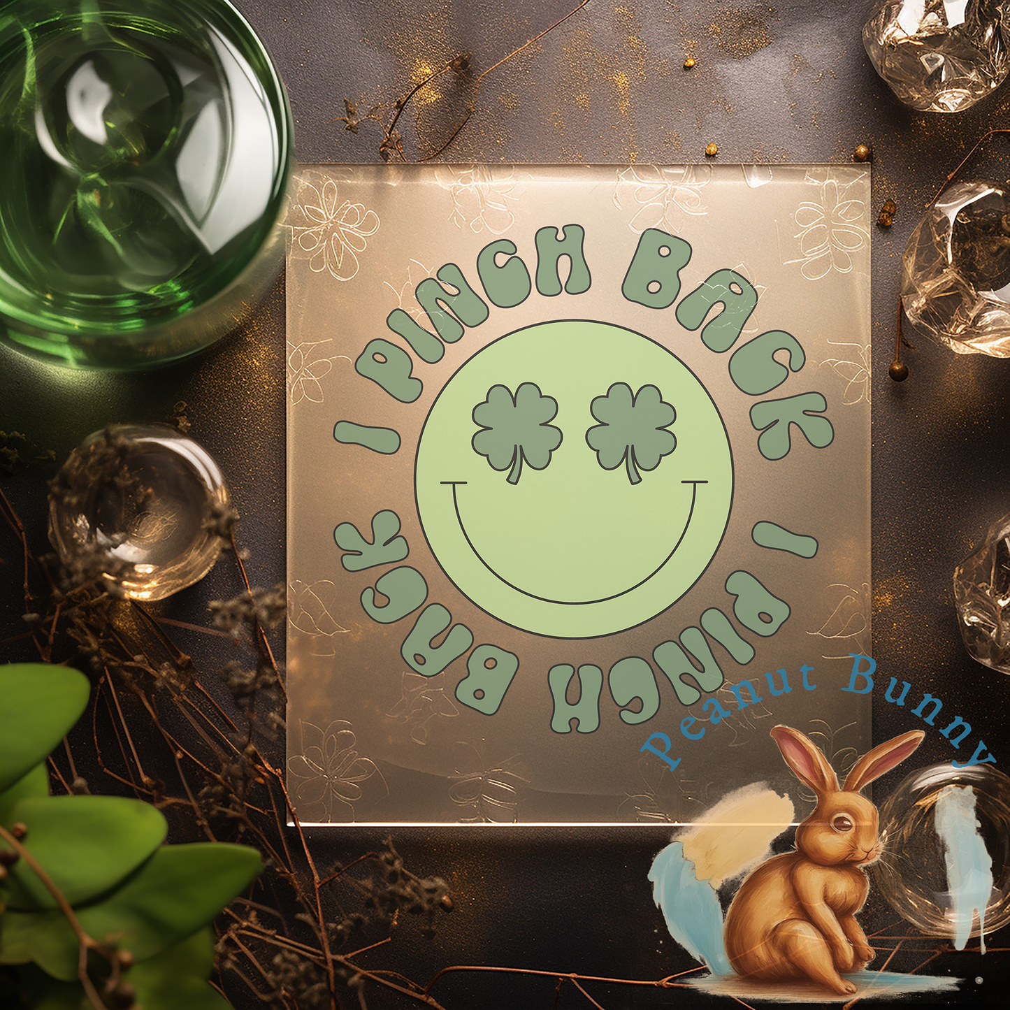 Emerald Elegance Whimsy DTF Transfer