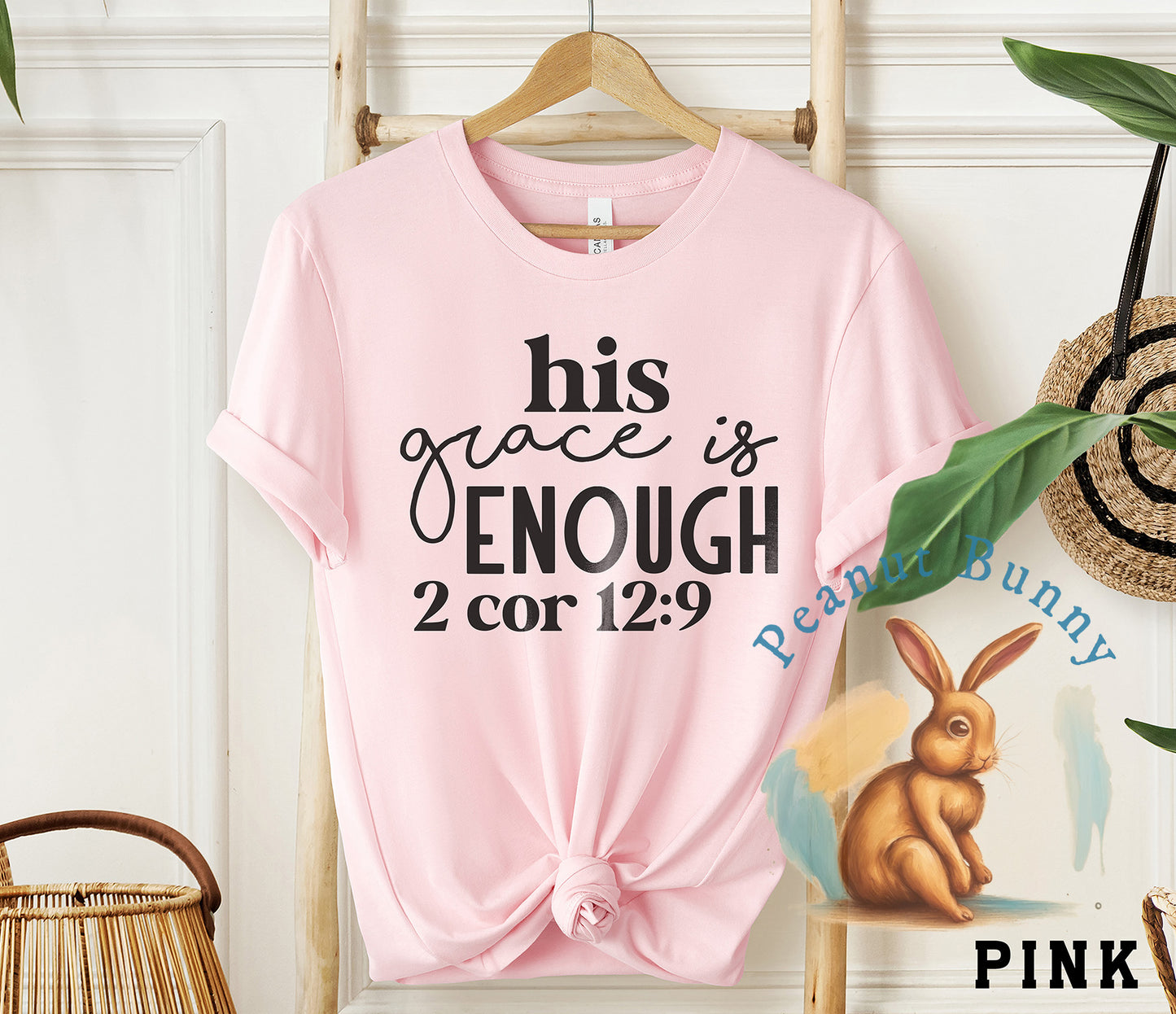 His grace is enough 2 cor 12 9 1-01 Christian DTF 341