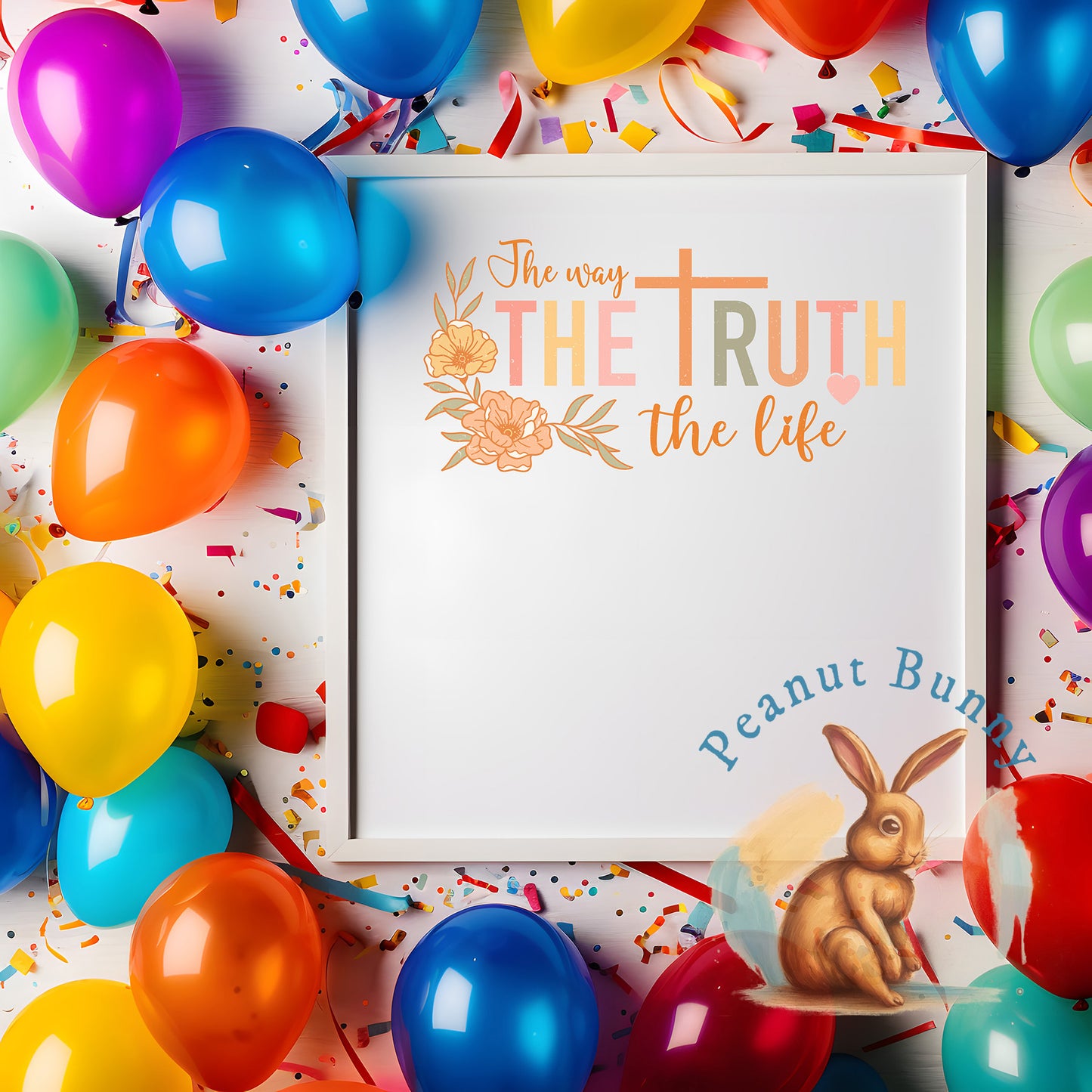 RC009-The Way The Truth The Life Christian DTF 524