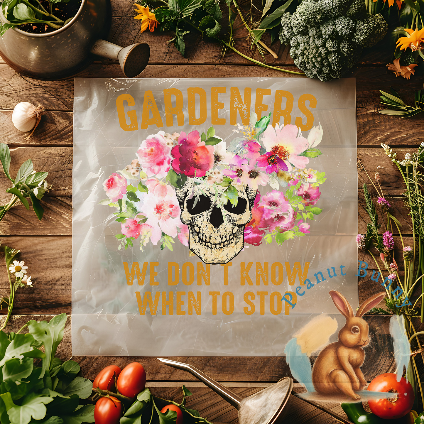 Sow and Grow Symphony Gardening DTF PIC