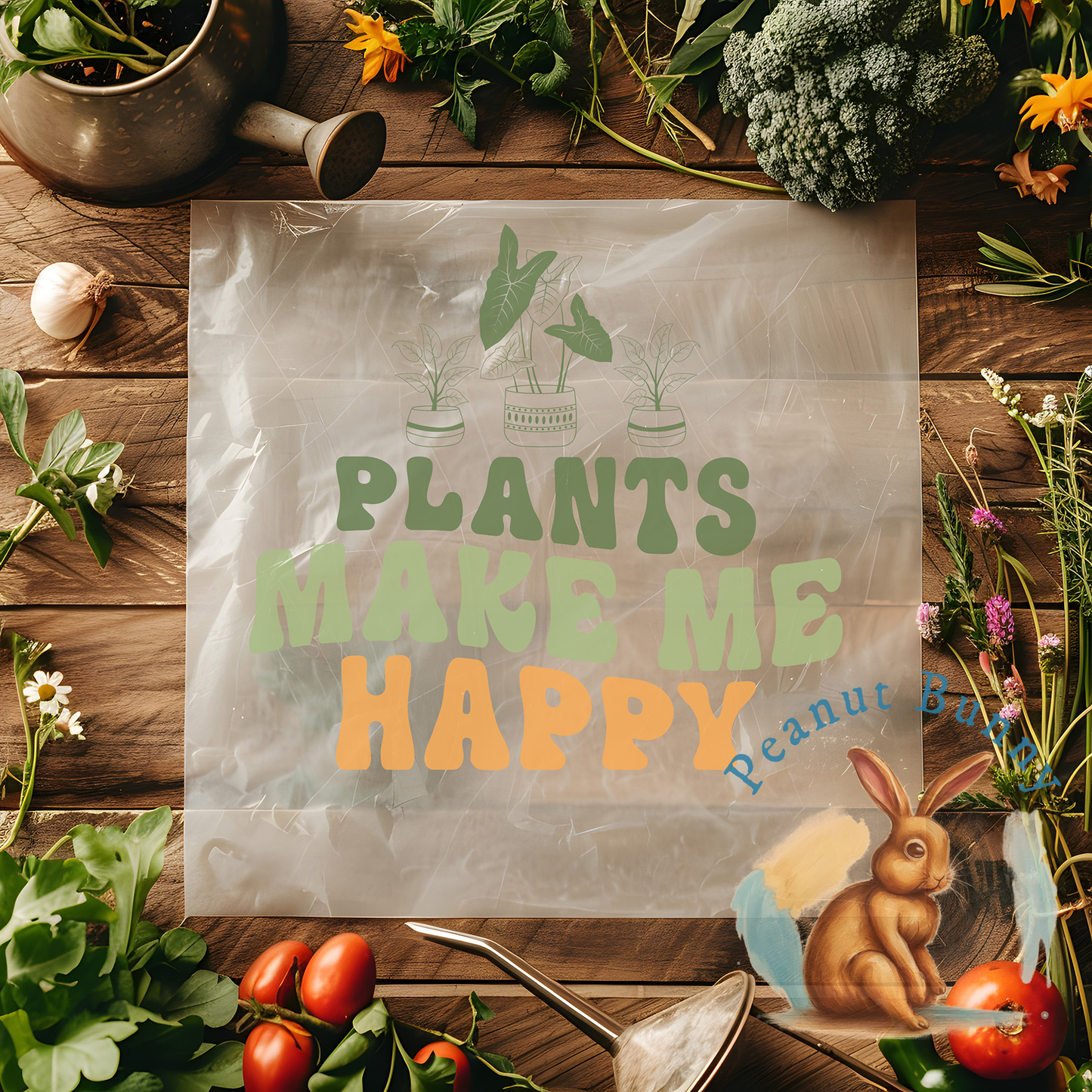 Planting Serenade Bliss Gardening DTF PIC