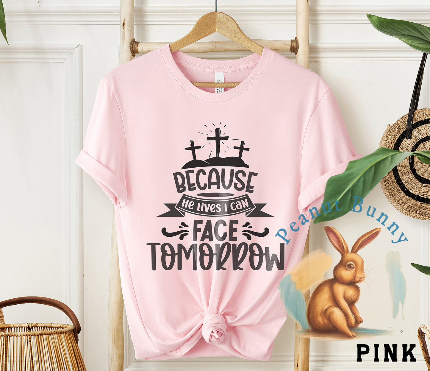 Because he lives i can face tomorrow-01 Christian DTF 242