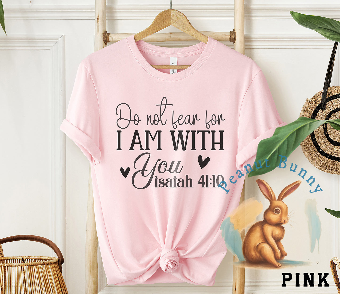 Do not fear for i am with you isaiah 4110-01 Christian DTF 269
