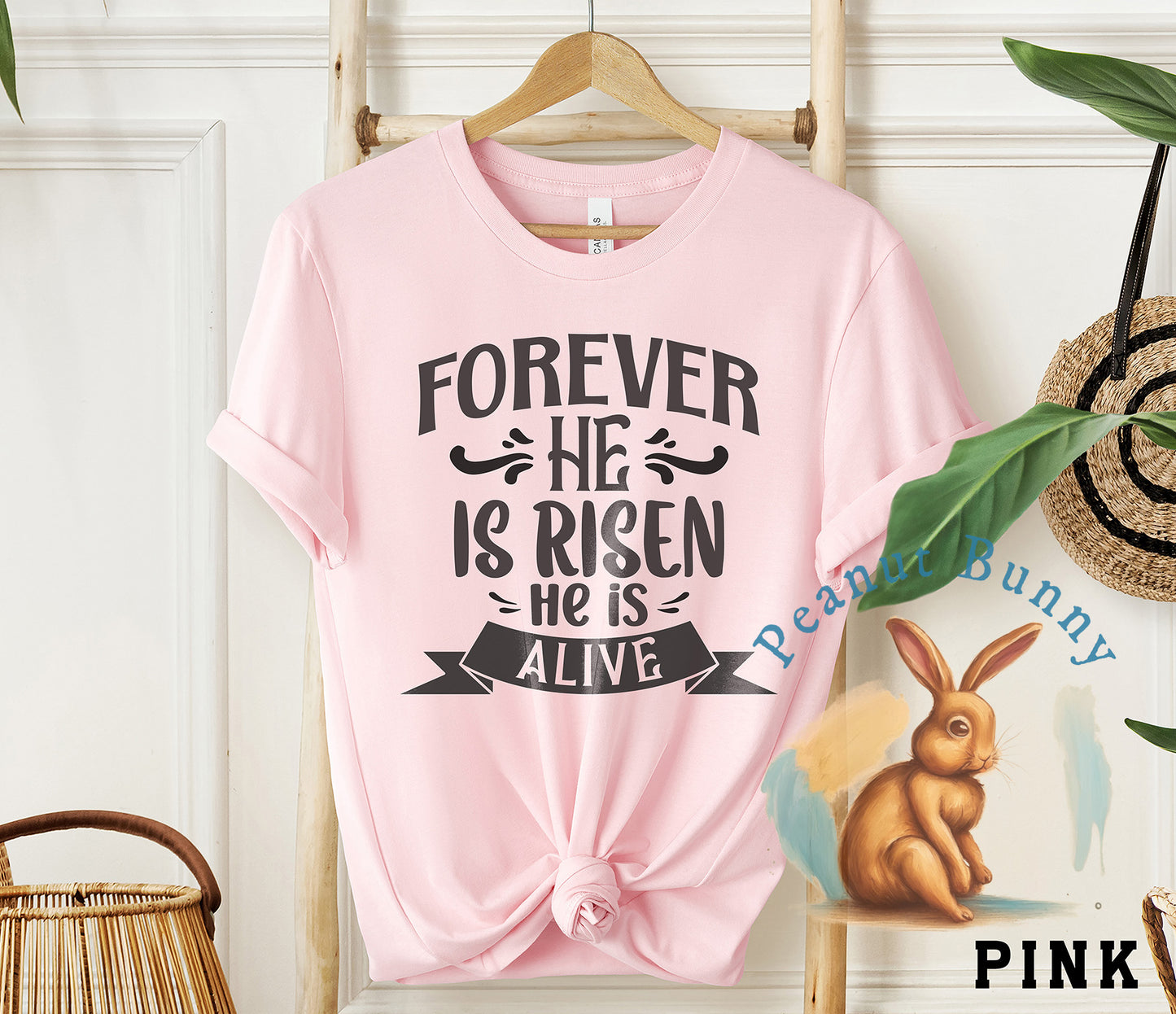 Forever he is risen he is alive-01 Christian DTF 312